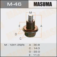 ���� ������������ 12*1.25 Masuma �M-46 � �������� Nissan M46 ����