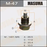 ���� ������������ 14*1,5 Hyundai 21512-21010 Masuma M-47 � �������� (h=29.5) M47 ����