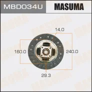���� ��������� Masuma 240*160*14*29.3 (1/10) MBD034U Masuma MBD034U ����