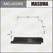 ������ ������ Renault Duster/Logan/Sandero/CLIO 98- Masuma MC2036 ����