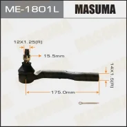 ���������� ������� ���� Mazda 2 ���. Masuma ME1801L ����