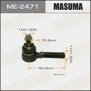 ���������� ������� ���� Toyota Hilux -95 Masuma ME2471 ����