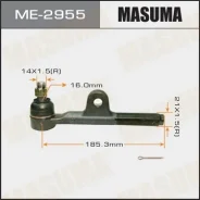 ���������� ������� ���� Masuma Toyota LAND Cruiser / FZJ80L, HDJ80L, HZJ80L front 90-98 RH Masuma, ������ ME2955 ����