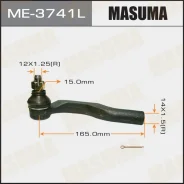 ���������� ������� ���� Toyota GS300/Altezza GITA/Aristo/Chaser/Cresta/CROW�N/Crown Majesta/MARK II/MARK II BLIT ���. Masuma ME3741L ����