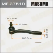 ���������� ������� ���� Toyota ES300/Camry/Highlander ����. Masuma ME3751R ����