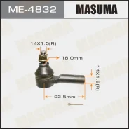 ���������� ������� ���� Nissan Datsun 97- Masuma ME4832 ����