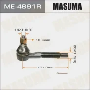 ���������� ������� ���� R Masuma ME4891R ME4891R ����