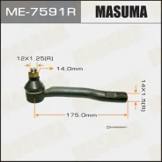 ���������� ������� ���� Suzuki Grand Vitara/SE420 ����. Masuma ME7591R ����