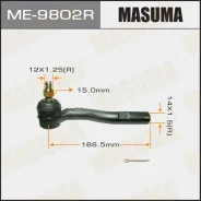 ���������� ������� ���� Toyota Liteace 96- ����. Masuma ME9802R ����