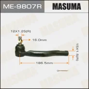 ���������� ������� ���� Toyota Auris/Corolla/ 06- ����. Masuma ME9807R ����