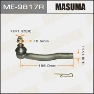 ���������� ������� ���� Toyota Prius/CT200H ����. Masuma ME9817R ����
