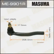 ���������� ������� ������ Mazda CX 7 (2007) [178Masumame9901R] ME9901R ����