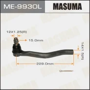 ���������� ������� ���� Honda Civic 12- ���. Masuma ME9930L ����