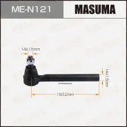 ���������� ������� ���� Nissan Murano -08 Masuma MEN121 ����