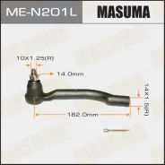 ���������� ������� ���� ����� Masuma X-Trail, Qashqai/ Masuma MEN201L MEN201L ����