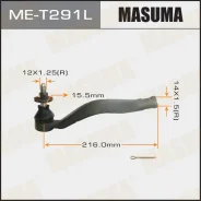 ���������� ������� ���� Masuma Lexus/ GS350, 430, 460, RGS196 LH Masuma, ����� MET291L ����