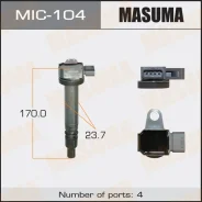 ������� ��������� Masuma, LAND Cruiser Prado, Hilux SURF / 3RZFE, 4B MIC-104 Masuma MIC104 ����