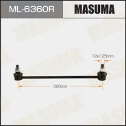 ���� ������������� Honda FIT ���. ����. Masuma ML6360R ����