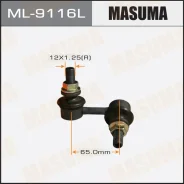 ������ ������������� (����) Masuma rear Nissan Pathfinder 05- LH Masuma, ����� ������ ML9116L ����