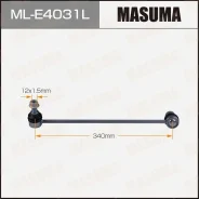 ���� ������������� BMW X3(F25) �����. ���. Masuma MLE4031L ����