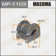 ������ ������������� Masuma /rear/ Pajero, Montero/ V87W, V98W [��.2] Masuma, ������ MP1103 ����