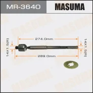 ���� ������� Toyota Corolla E120 Masuma MR3640 ����