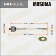 ���� ������� MR-3880 (Hilux N1#/2#, Fortuner #N5#/6#) Masuma MR3880 ����