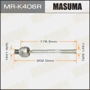 ���� ������� KIA RIO -11 ����. Masuma MRK406R ����