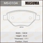 ������� ��������� Renault Megane II 02- �����. Masuma MS0104 ����