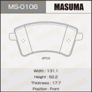 ������� ��������� Renault Kangoo II 08- ������. Masuma MS0106 ����