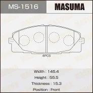 ������� ��������� Toyota Hiace 06- ������. Masuma MS1516 ����
