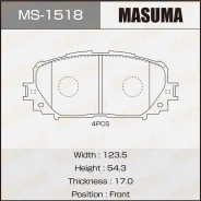 ������� �������� ��������! Toyota Yaris 1.0/1.3/1.4 D-4D 06 Masuma MS1518 ����