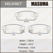 ������� �������� Masuma, AN-669WK, NP9015, P10005 rear (1/12) Masuma, ������ MS2467 ����