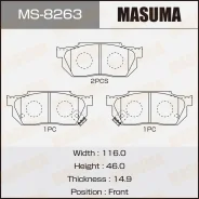 ������� ��������� �������� �������� Honda Civic/Prelude 83-89 [178Masumams8263] MS8263 ����