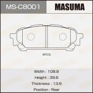 ������� ��������� Subaru Impreza -07 �������� ����. Masuma MSC8001 ����
