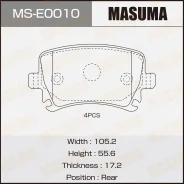 ��������� ������� �������� VAG A3/A4/A6/GOLF/Passat Masuma MSE0010 ����