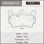 ��������� ������� �������� VAG Q7/Cayenne/Touareg 03- Masuma MSE0015 ����