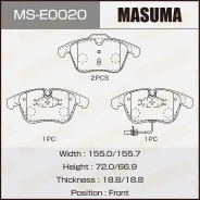 ��������� ������� �������� AUDI A4 08- �����. Masuma MSE0020 ����