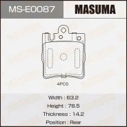 ������� ��������� ������ �������� �������� Mercedes BENZ W203C (2000) ATE / +ABS [178Masumamse0087] MSE0087 ����
