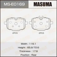 ��������� ������� �������� BMW 5(F10/G30)/7(G11/G12)/X5(G05) Masuma MSE0169 ����