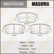 ������� ��������� Hyundai KIA I30/Genesis/Optima 08- �����. Masuma MSK0036 ����