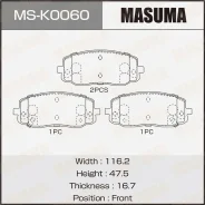������� ��������� Hyundai I10 -10 �������� �����. Masuma MSK0060 ����
