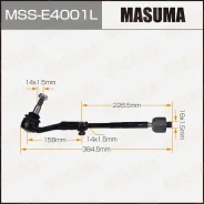 ���� ������� BMW 1(F20)/3(F34) ���. (� ������������) Masuma MSSE4001L ����