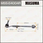 ���� ������� BMW 1(F21)/3(F30) ����. (� ������������) Masuma MSSE4004R ����