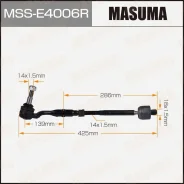 ���� � ������������ Masuma BMW 5-Series (F10), 7-Series (F02) RH Masuma, ������ MSSE4006R ����