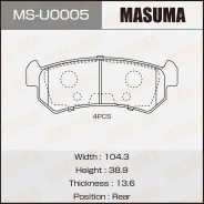 ������� �������� P01 rear (1/12) Masuma, ������ MSU0005 ����