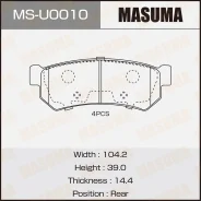 ������� ��������� Chevrolet Lacetti Nubira 05- ����. Masuma MSU0010 ����