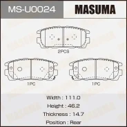��������� ������� �������� Chevrolet Captiva 06- Masuma MSU0024 ����