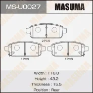 ������� ��������� ������ �������� �������� Chevrolet Cruze/ OPEL Astra J (2010) R15/R16/R17 [178Masumamsu0027] MSU0027 ����