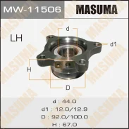 ��������� ���� Masuma rear Toyota LAND Cruiser Prado / GDJ150L (with ABS) LH Masuma, ����� ������ MW11506 ����